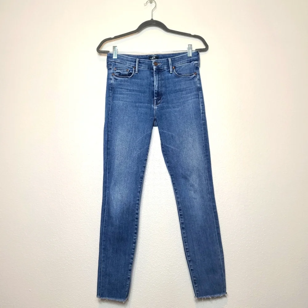 Mother Jeans The Looker Ankle Fray In Satisfaction Guaranteed Size 27 - Picture 3 of 13